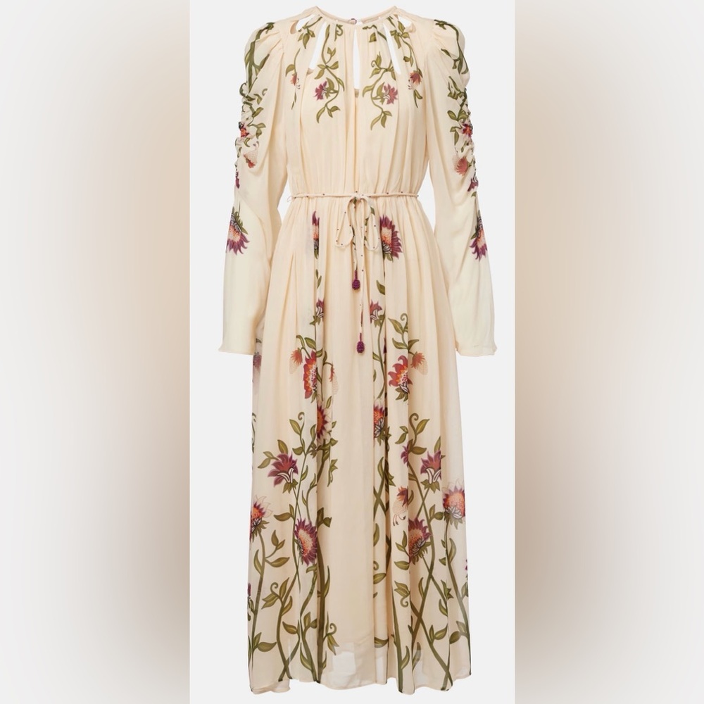 FARM Rio Romantic Nature Long Sleeve Maxi Dress - Picture 6 of 13